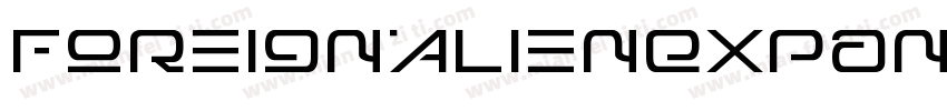 ForeignAlienExpanded-1GDjZ字体转换