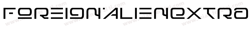 ForeignAlienExtraBold-rgxv9字体转换