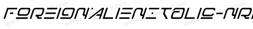 ForeignAlienItalic-nRvAY字体转换