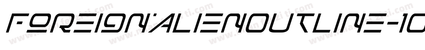 ForeignAlienOutline-1GDj4字体转换
