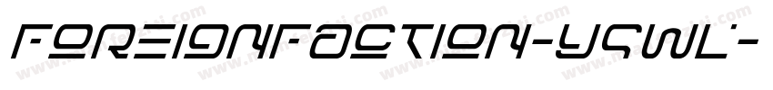 ForeignFaction-YqwL字体转换