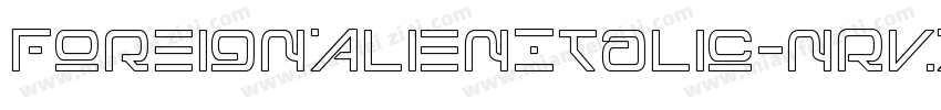 ForeignAlienItalic-nRvAY字体转换
