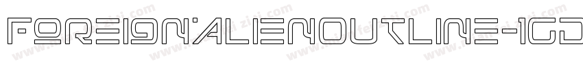ForeignAlienOutline-1GDj4字体转换