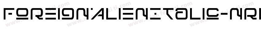 ForeignAlienItalic-nRvAY字体转换