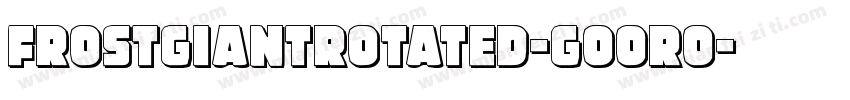 FrostGiantRotated-GOOrO字体转换