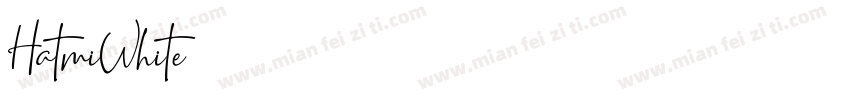 HatmiWhite字体转换