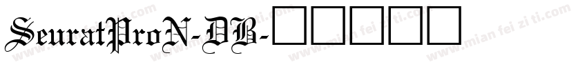 SeuratProN-DB字体转换
