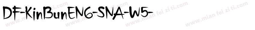 DF-KinBunENG-SNA-W5字体转换