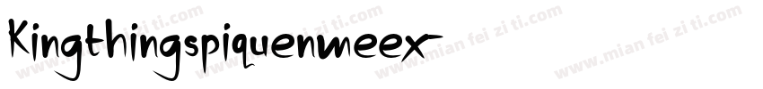 Kingthingspiquenmeex字体转换