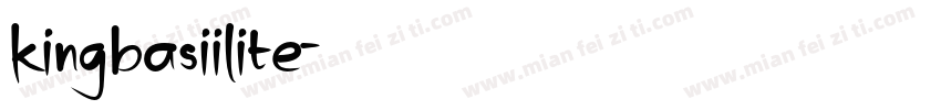 kingbasiilite字体转换