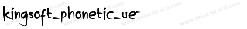 kingsoft_phonetic_ue字体转换