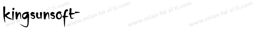 kingsunsoft字体转换