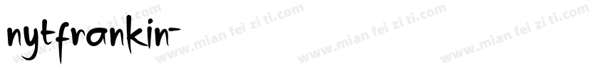 nytfrankin字体转换