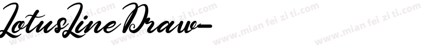 LotusLineDraw字体转换
