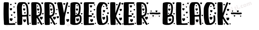 LarryBecker-Black字体转换