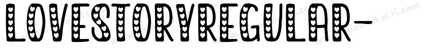 LoveStoryRegular字体转换