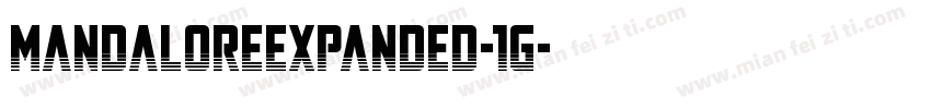 MandaloreExpanded-1G字体转换