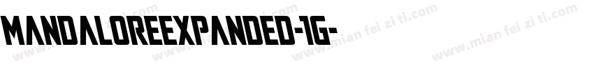 MandaloreExpanded-1G字体转换