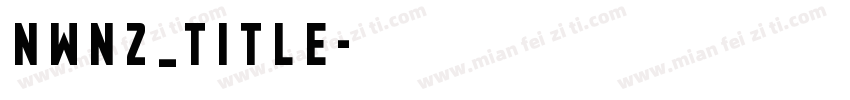NWN2_Title字体转换