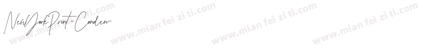 NewYorkPrint-Conden字体转换