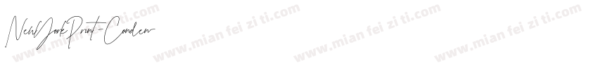 NewYorkPrint-Conden字体转换