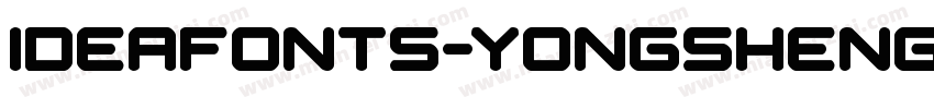 ideafonts-yongshengc字体转换