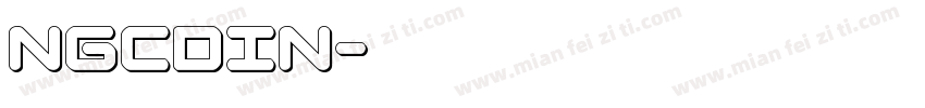 NGCDIN字体转换