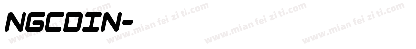 NGCDIN字体转换