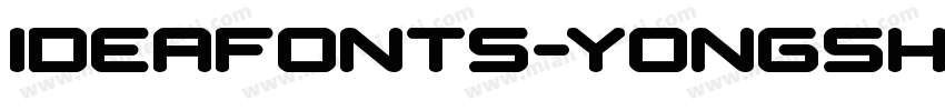 ideafonts-yongshengc字体转换