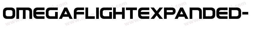 OmegaFlightExpanded字体转换