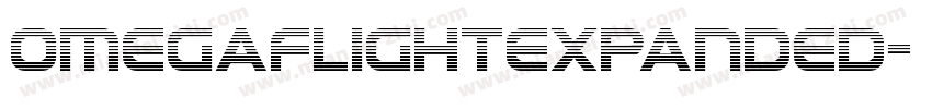 OmegaFlightExpanded字体转换