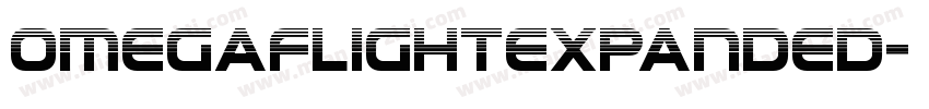 OmegaFlightExpanded字体转换