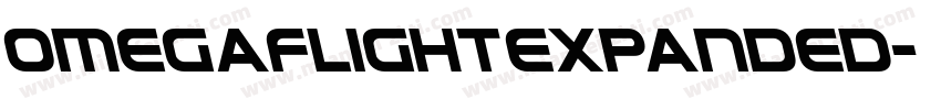 OmegaFlightExpanded字体转换