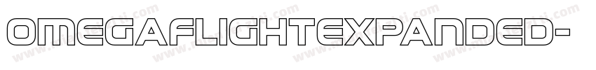 OmegaFlightExpanded字体转换