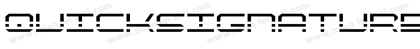 quicksignature字体转换