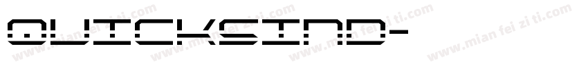 quicksind字体转换