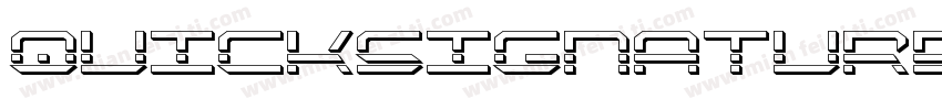 quicksignature字体转换