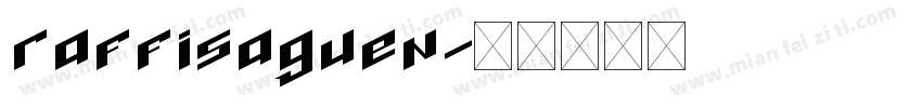 raffisaguen字体转换