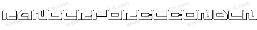 RangerForceCondensed字体转换
