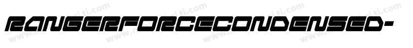 RangerForceCondensed字体转换