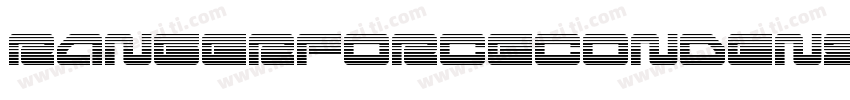 RangerForceCondensed字体转换