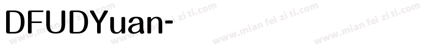DFUDYuan字体转换