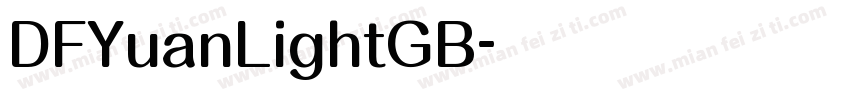 DFYuanLightGB字体转换