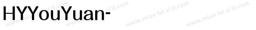 HYYouYuan字体转换
