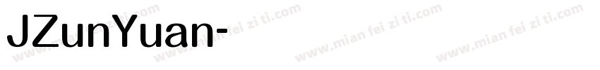 JZunYuan字体转换