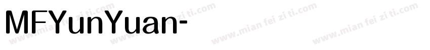 MFYunYuan字体转换