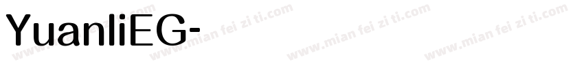 YuanliEG字体转换