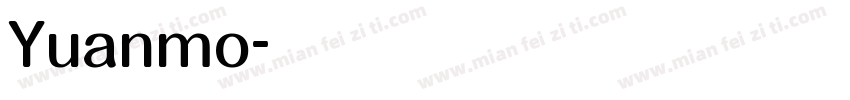 Yuanmo字体转换