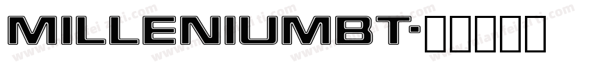 milleniumBT字体转换