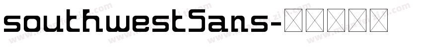 southwestSans字体转换